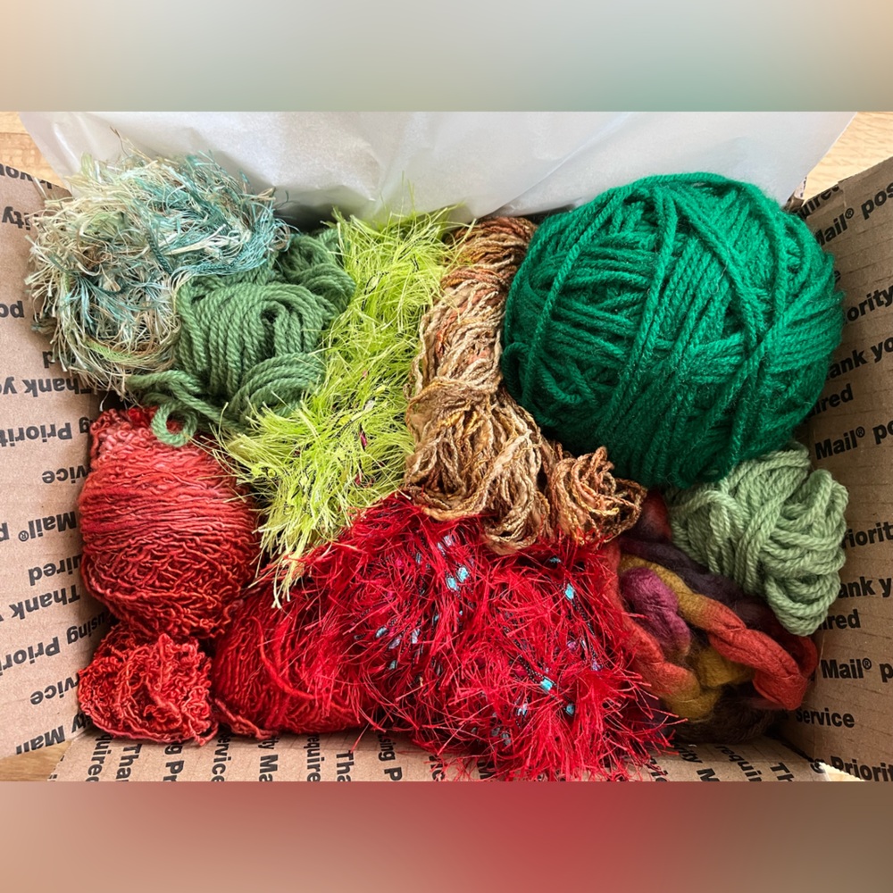 Yarn Bonanza Box #1 - 2 lbs of Yarn!